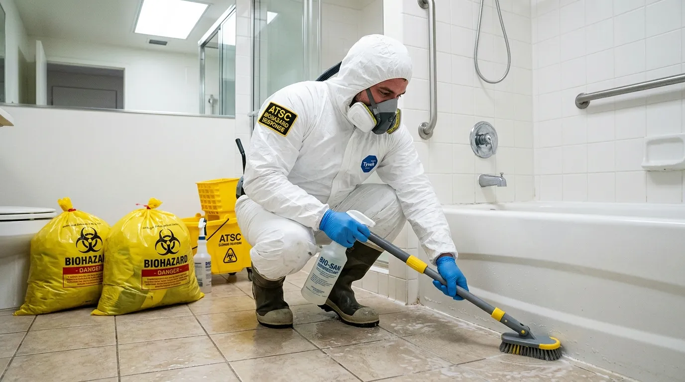 Decontamination equipment deployed for Blood Cleanup in North Royalton